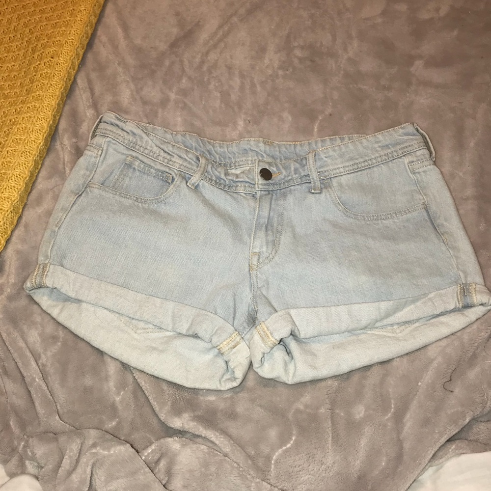 Denim shorts
